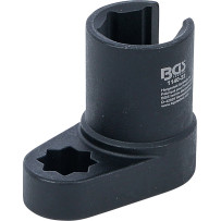 Douille pour sonde Lambda | avec angle | 12,5 mm (1/2") double carré | 22 mm | fente 11 mm