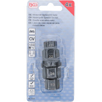 Douille spéciales moto | 10 mm (3/8") | 17 - 19 - 22 - 24 mm