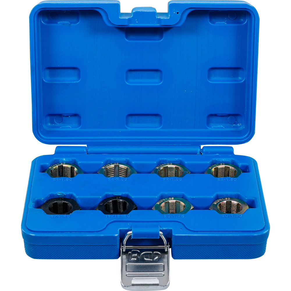 Coffret de filières pour arbres d'entraînement, arbres articulés | 8 pièces