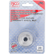 Douilles Specialé | pour écrous de pignon d'arbre à cames pour Ducati | 28 mm