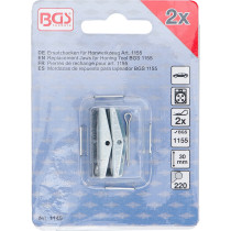 Pierres de rechange pour art. 1155 | mâchoires 30 mm | K 220 | 2 pièces
