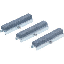 Pierres de rechange pour art. 1156 | mâchoires 50 mm | K 220 | 3 pièces