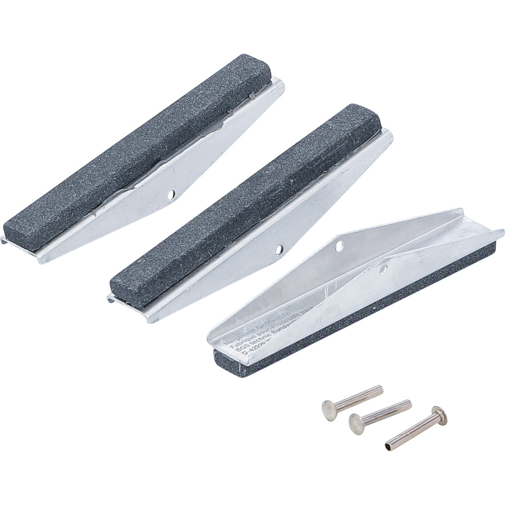 Pierres de rechange pour art. 1157 | mâchoires 100 mm | K 180 | 3 pièces