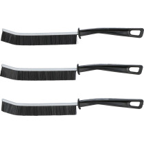 Jeu de brosses d'angle de nettoyage à soies dures | 230 mm | 3 pcs.