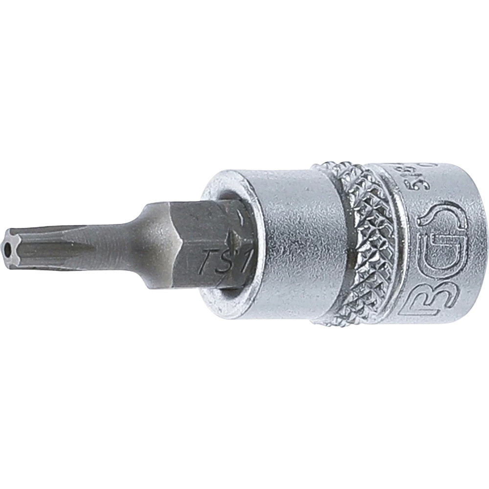 Douille à embouts | 6,3 mm (1/4") | profil TS (pour Torx Plus) avec perçage TS15