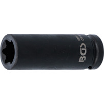 Douille à choc, profil E, longue | 12,5 mm (1/2") | E22
