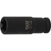 Douille à choc, profil E, longue | 12,5 mm (1/2") | E24