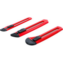 Jeu de cutters à lames | largeur de lame 9 / 18 mm | 3 pièces