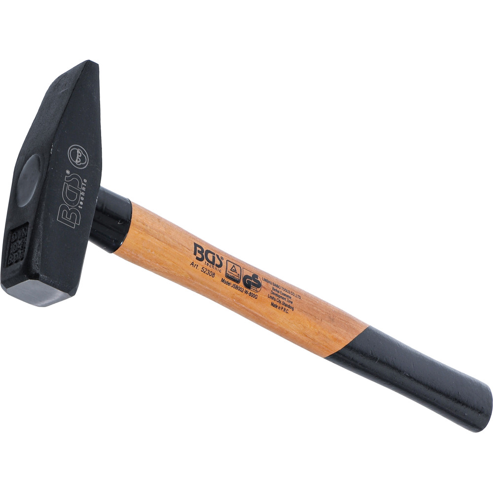 Marteau mécanicien | manche hickory | DIN 1041 | 800 g