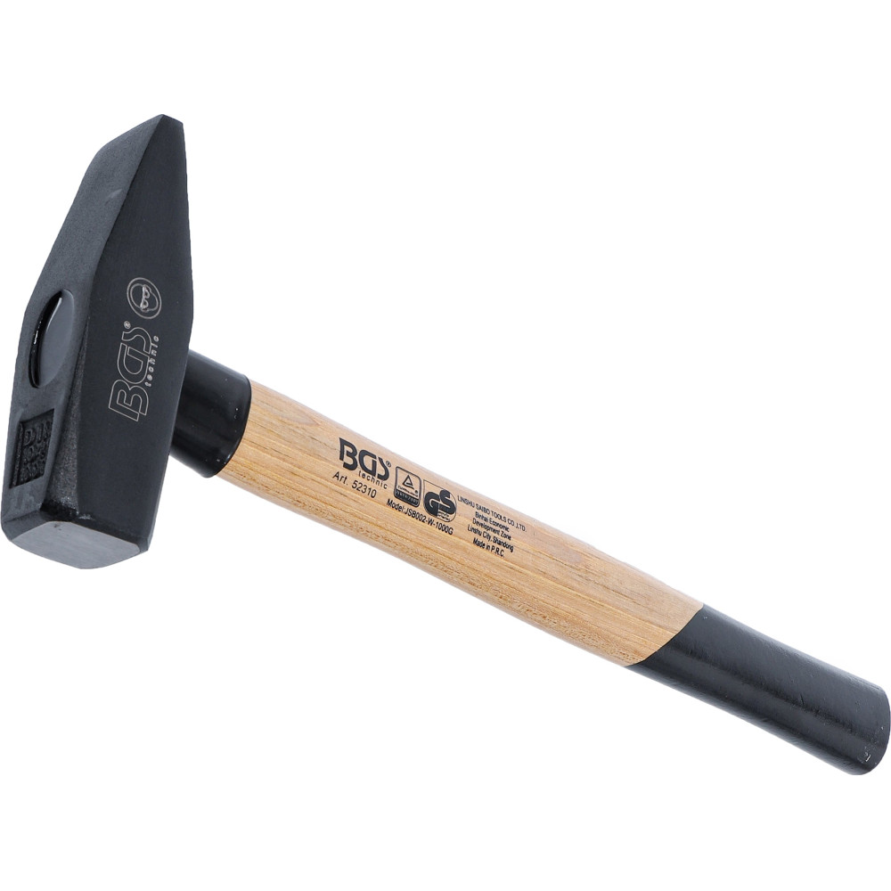 Marteau mécanicien | manche hickory | DIN 1041 | 1000 g