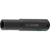 Douille de clé à douilles, profil E, extra longue | 22 mm | E18