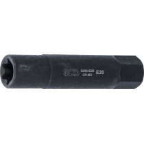 Douille de clé à douilles, profil E, extra longue | 22 mm | E20