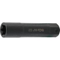 Douille de clé à douilles, profil E, extra longue | 22 mm | E22