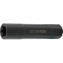 Douille de clé à douilles, profil E, extra longue | 22 mm | E22