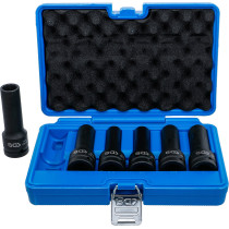 Jeu de douilles à choc, profil E, douze pans | 20 mm (3/4") | 6 pièces