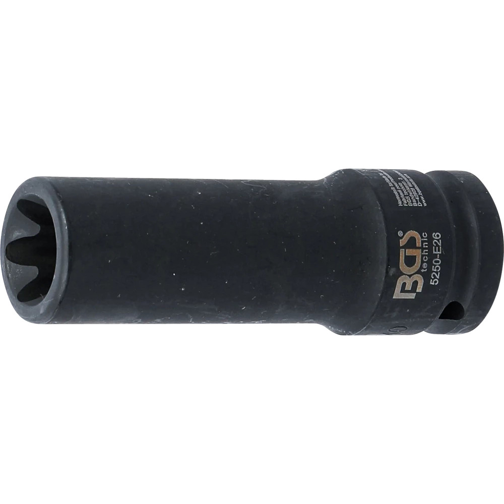 Douille à choc, profil E, longue | 20 mm (3/4") | E26