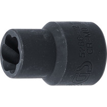Douille spiralée/extracteur de vis | 12,5 mm (1/2") | 12 mm
