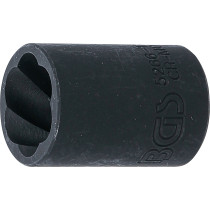 Douille spiralée/extracteur de vis | 12,5 mm (1/2") | 17 mm