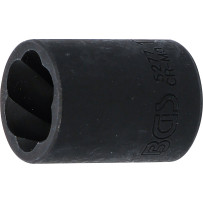 Douille spiralée/extracteur de vis | 10 mm (3/8") | 17 mm