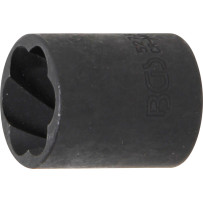 Douille spiralée/extracteur de vis | 10 mm (3/8") | 19 mm