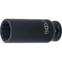 Douille à choc, douze pans, longue | 12,5 mm (1/2") | 24 mm