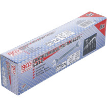 Jeu de clés plates | 6 x 7 - 20 x 22 mm | 8 pièces