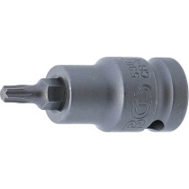 Douille à embouts à choc | longueur 55 mm | 12,5 mm (1/2") | profil T (pour Torx) T27