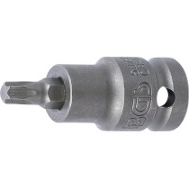 Douille à embouts à choc | longueur 55 mm | 12,5 mm (1/2") | profil T (pour Torx) T40