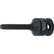 Douille à embouts à choc | longueur 75 mm | 12,5 mm (1/2") | profil T (pour Torx) T45