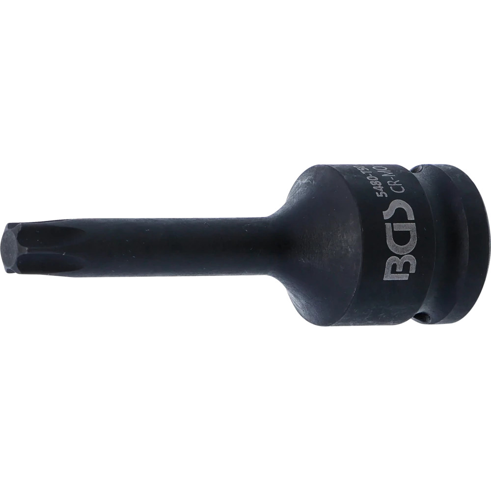 Douille à embouts à choc | longueur 75 mm | 12,5 mm (1/2") | profil T (pour Torx) T50