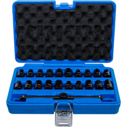 Jeu de douilles de vidange | 10 mm (3/8") | 21 pièces