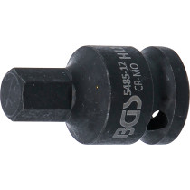 Douille à embouts à choc | longueur 42 mm | 12,5 mm (1/2") | six pans intérieurs 12 mm