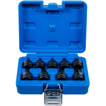 Douille à embouts à choc | 12,5 mm (1/2") | profil T (pour Torx) T20 - T70 | 9 pièces