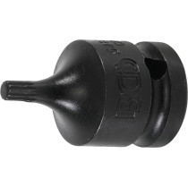 Douille à embouts à choc | longueur 43 mm | 12,5 mm (1/2") | denture multiple intérieure (pour XZN) M5