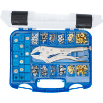 Assortiment pince grip et oeillets | 275 pièces