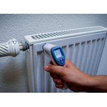 Thermomètre de fièvre de front | sans contact, infrarouge | pour mesure de personnes et d’objets | 0 - 100°