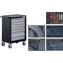 Servante d'atelier | 7 tiroirs | avec 246 outils