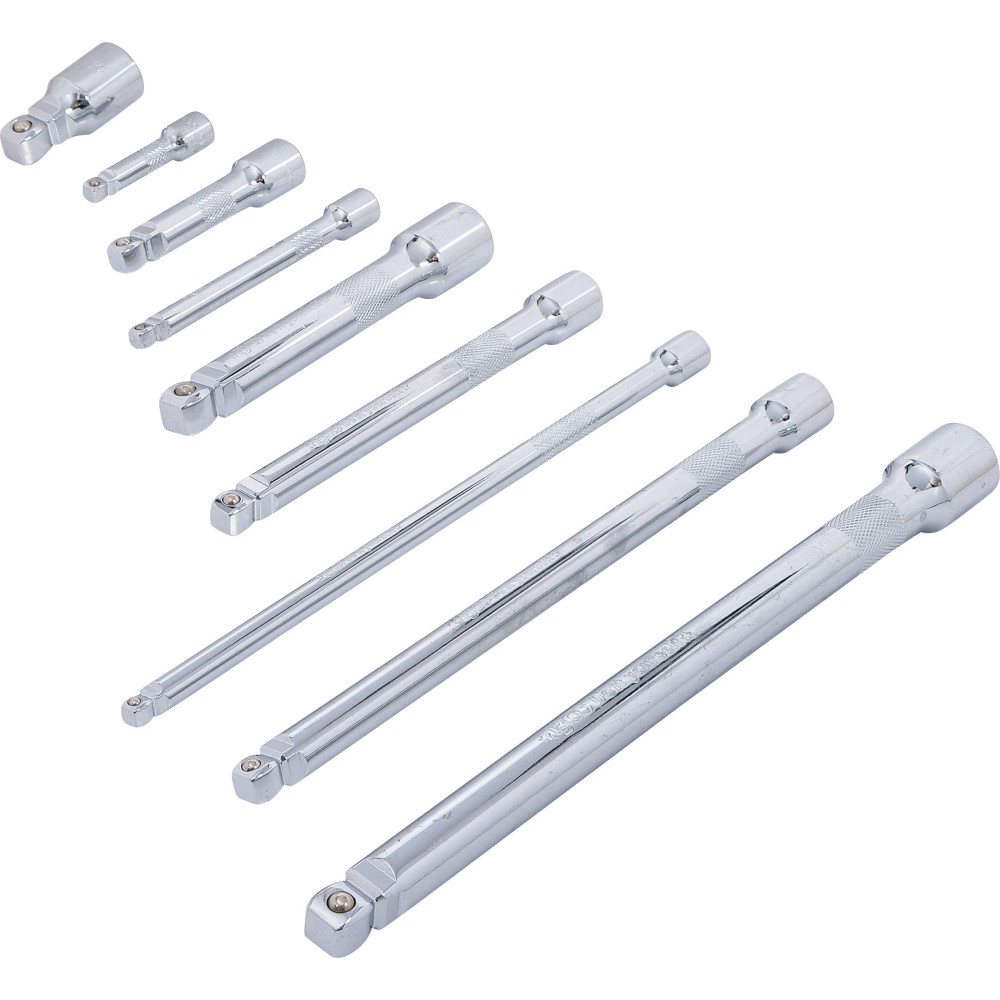 Jeu de rallonges basculants | 6,3 mm (1/4") / 10 mm (3/8") / 12,5 mm (1/2") | 9 pièces