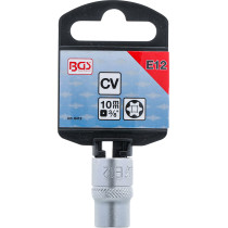 Douille pour clé, profil E | 10 mm (3/8") | E12