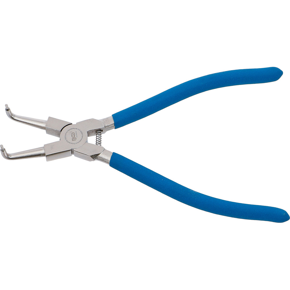 Pince pour circlips | coudée | pour circlips intérieurs | 250 mm