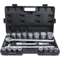 Coffret de douilles | 20 mm (3/4") | 19 - 50 mm | 20 pièces