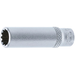 Douille pour clé, Gear Lock, longue | 6,3 mm (1/4") | 9 mm