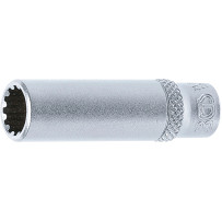 Douille pour clé, Gear Lock, longue | 6,3 mm (1/4") | 9 mm