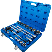 Coffret de douilles | 20 mm (3/4") | 21 pièces