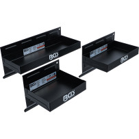 Jeu de tablettes magnétiques | 150 / 210 / 310 mm | 3 pièces