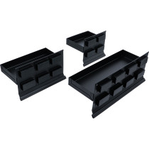 Jeu de tablettes magnétiques | 150 / 210 / 310 mm | 3 pièces