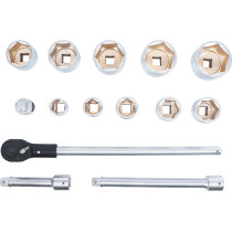 Coffret de douilles | 25 mm (1") | 15 pièces
