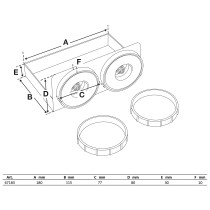 Plateau à outils magnétique