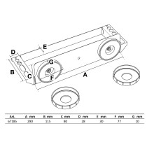 Plateau à outils magnétique | avec support de tournevis latéral