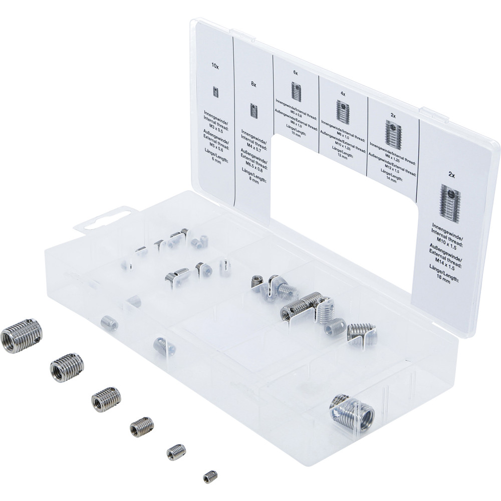 Assortiment de tarauds | autocoupants | 32 pièces